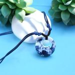 Floral Ceramic Pendant Necklaces‎ Vintage & Chinese Style Blue Photo 2