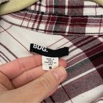 BDG  Urban Outfitters Red & White Plaid Button Down Shirt S Photo 4