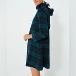 NEW Tuckernuck Black watch Plaid Daphne Dress Women XS Green Wool Tartan Holiday Photo 1