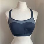 Brooks Dare Racerback Sportsbra Womens Sz 32D Grey Adjustable Straps Photo 0
