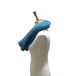 Boutique Y2K Infinity Scarf Teal Blue One Size Photo 5