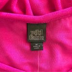 Wild Fable  NWT Womens Trendy Cut-Out Sleek Bodysuit Bold Vibrant Pink Sz Medium Photo 4