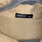 Textured Button Up Shirt Women 0XL Relaxed Fit Vacation‎ Travel Academia Tan Size 0X Photo 7