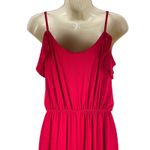 Rolla Coster Cold Shoulder Faux Wrap Maxi Dress Red Size S Photo 7