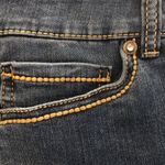 Cache Dark Wash Rhinestone Stud Straight Leg Denim Jean Pant New Stretch NWT $98 Photo 9