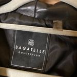 Bagatelle Faux leather Draped Zip Jacket Black Size Small Photo 3