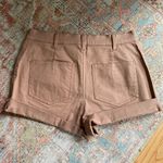 Madewell NWOT High Rise Twill Raw Hem Shorts Dusty Rose/Blush Photo 4