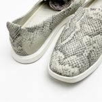 Franco Sarto Gray Embossed Snakeskin Slip On Loafer Sneaker, Size 7.5 Photo 7