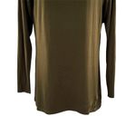 Michael Kors Michael  Long Sleeve Tunic Top with Gold Ring Neckline Small Photo 81