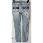 Roxy Denim Low Rise Southwestern Embroidered Skinny Jeans Photo 1