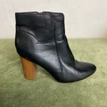 MIA #113  The Rosa Leather Black Booties Photo 4