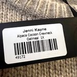 Jenni Kayne Alpaca Cocoon Crewneck Oatmeal Sweater size XL 1X Photo 3