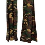 Shop My Trend Camo Camouflage High Rise Flare Bell Bottom Stretch Legging Pant S Green Photo 4