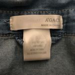 2000s western blue faded wash jean denim button Photo 3