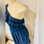 Velvet Tees Anthropologie Velvet by Graham & Spencer One-Shoulder Lace Midi Dress Small blue Photo 4