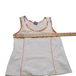 Nike Dri Fit Size Medium M White Orange Floral Tank Top Sleeveless Workout Top Photo 3