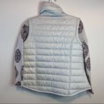 Chico's Chico’s Zenergy Convertible Puffer Jacket Paisley Print Reversible Multi Wear Photo 9