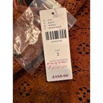 Maeve Anthropologie Women's Velvet Laser Cut Mini Dress Brown Size 2 Formal Photo 10