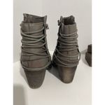Rue 21 Tan Ankle Booties -‎ Versatile Zip Heeled boot - Women's size 7/8 Boho Country Photo 1