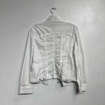 Peck & Peck  Weekend White Full Zip Jacket Sz S Photo 7