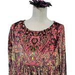 Free People Mirror Mirror Wine Combo Velvet Mini Dress Medium M New NWT Photo 6