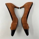 Tod's Brown/Black Suede and Patent Leather Pumps Womens Size EU 39 / US 9 Photo 6