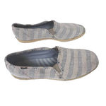 Keds Tennis Shoes Women Sz 8 Double Decker' Striped Blue & Beige Slip-On Casual Photo 0