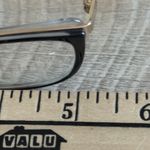 Carolina Herrera  Eyeglass Cat Eye Frames Black Gold‎ Tone Metal Full Rim Optical Photo 10