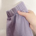 Hollister dusty lilac ultra high rise fleece lined dad style joggers size XS Photo 5