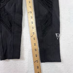 Alo Yoga  Mesh Legging Small Black High Waist Panels Ankle Title Boxing Club Photo 6