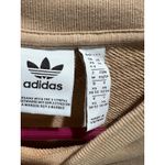 Adidas Originals Trefoil 1949 Crewneck Sweatshirt Beige Tan Women XS Small Logo Photo 6
