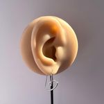 Love Heart Stud Earrings for Women Silver Photo 3