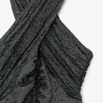 ZARA NWT  Festive Colorful Sparkly Draped Dress Photo 7