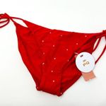 PQ Swim Red Embroidered Heart Bikini Bottoms Photo 7