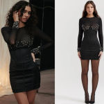 House Of CB  'Anastasia' Black Crystallised Corset‎ Dress NWOT size L Photo 10