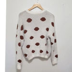 Cloud Ten ‎𝅺 Polka Dotted Furry Sweater Photo 1