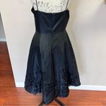 Laundry by Shelli Segal  Navy Strapless Dress Photo 4