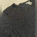 H&M  gray lightweight cable knit sweater size large Photo 6