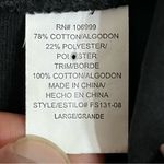 Women’s Bliss By Beach Scene Full Zip Terrycloth Swimsuit Coverup‎ Size Large Black Photo 6