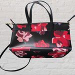 Kate Spade Black New York Patrice Bold Roses Floral Satchel Handbag Photo 4