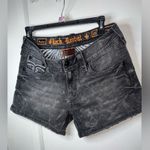 Rock Revival Shorts Color Paolina H200 Black Wash Grunge Crystal GothSz 29 Short Photo 6