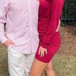 Amazon Red/Garnet Wrap Dress Mini Photo 1