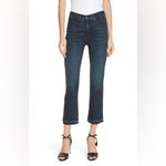 Veronica Beard  Carly 11” kick flare high rise dark wash jeans 26”​ Photo 2