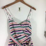 1901 NWT  colorful striped midi fit and flare dress Photo 2