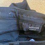 American Eagle  high rise distressed jeggings black Photo 3
