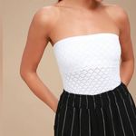 Free People Honey White Textured Tube Top Photo 0
