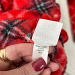 PINK - Victoria's Secret  Red Plaid‎ Plush Robe Women’s Size Medium Large Photo 9