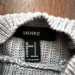 Forever 21 silver-gray cropped, boxy mock turtleneck sweater, size S Photo 7