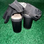 Juicy Couture Juicy by  Black Velcro Platform Block Heel Sandal Photo 2