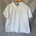 Ralph Lauren LAUREN  Polo Shirt Size XL White Classic Preppy Short Sleeve Photo 0